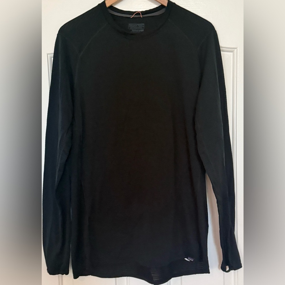Patagonia Capilene Thermal Base Layer XL Black Men’s Long Sleeve Hiking